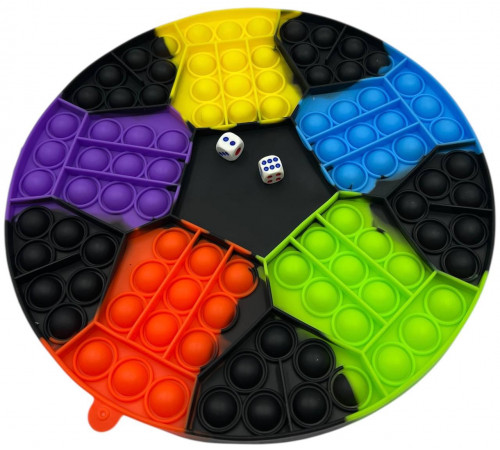 АА4118 POP IT, М'яч Темний з кубиками