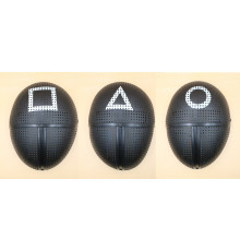 AA4242 Маска, з серіалу "Гра в Кальмара", мікс в упаковці.