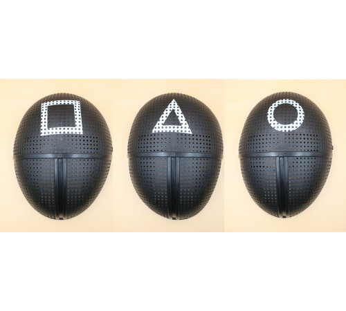 AA4242 Маска, з серіалу "Гра в Кальмара", мікс в упаковці.