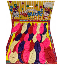 AA479 Кулі надувні, різнокольорові, лист.