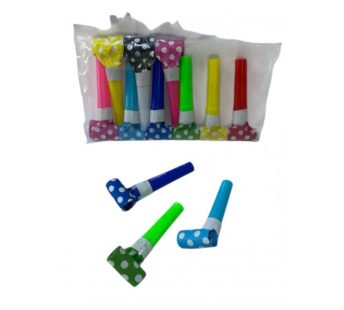 AA527 Трубка-дуделка, на День Народження. Ціна за пакування.