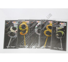 AA533 Цифри з Короною, в торт, на День народження.