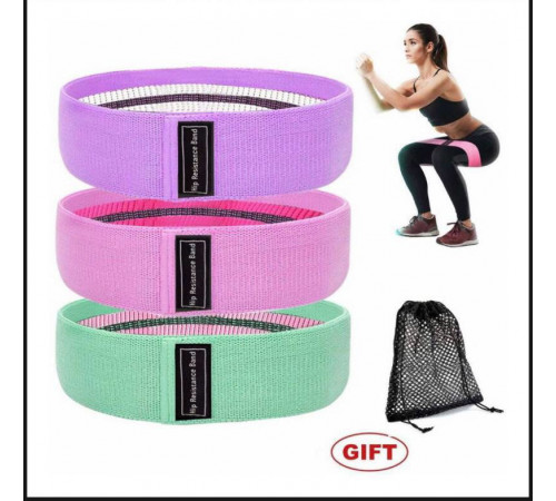 Фитнес резинки   ТКАНЕВЫЕ   (100)