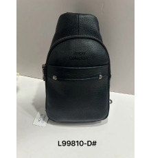 Сумка Чоловіча Чорна Backpack for men  JASPER Шкіра L99810-d (100)