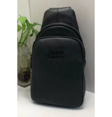 Сумка Чоловіча Чорна Backpack for men  JASPER Шкіра 2116 (100)