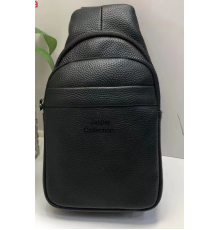 Сумка Чоловіча Чорна Backpack for men  JASPER Шкіра 2136 (100)