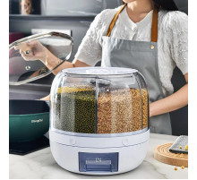 Вращающийся на 360 градусов влагостойкий контейнер для хранения  МЕНЬШЕ  24*24*23      645   (4)