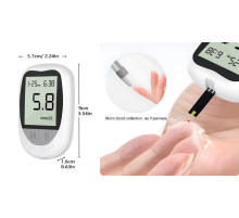 Измеритель уровня глюкозы в крови, тест-полоски,медицинский измеритель уровня сахара (100)