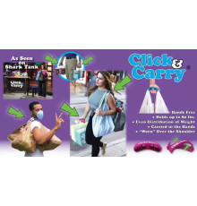 Ручка для перенесення пакетів, сумок, коробок, знімна ручка BAG HLE 449 (160)