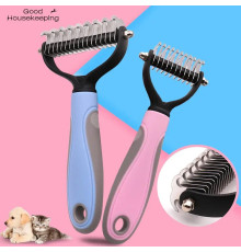 159 Двосторонній гребінець для вичісування вовни кішок та собак ВЕЛИКИЙ 187 (120) (100) (200)