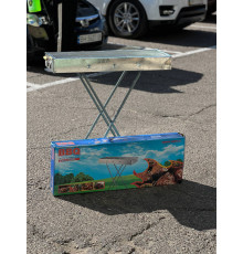 Переносний мангал BARBECUE TRAY 770SS MD-008 8009 (4)