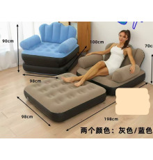 Надувний ДИВАН ЛІЖКО, потовщене крісло для відпочинку  XL-113 1 (10)
