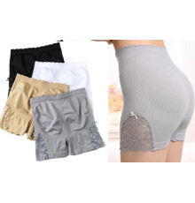 Трусики безшовні мереживні,з завищеною талією,Кореція Талії UNDERWEAR (500)