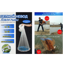 Рибальська мережа Кастингова мережа для риболовлі з ланцюгом 1,50 метр 1312 (25)