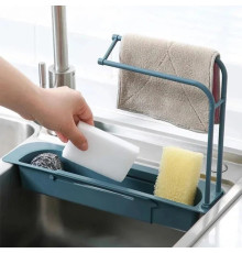 Телескопічна полиця для раковини, органайзер для губки Sink rack  LY-567 (100)