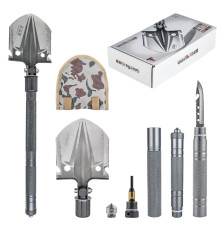 Лопата Універсальна складна лопата-мультитул 10-в-1 Multifunctional shovel ES-118 (20)