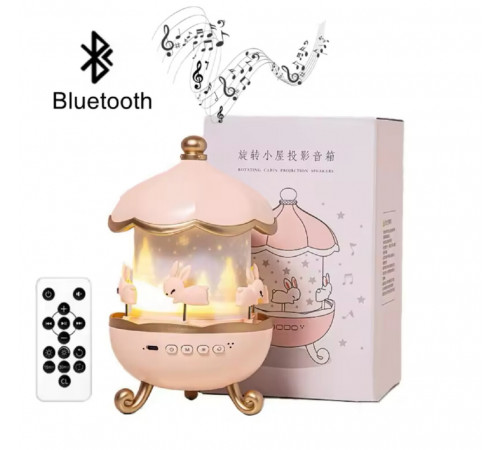 Ночник-проектор   КАРУСЕЛЬ  для детей,USB 12 фильмов,  Projector	206  +  БЛЮТУС   (24)