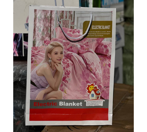 ЭЛЕКТРОПРОСТЫНЬ  1.5*1.2     , разноцветные полосы (20)