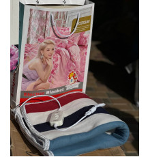 ЕЛЕКТРОПРОСТИЛЬ 1.5*0,7 , різнокольорові смуги (30 )