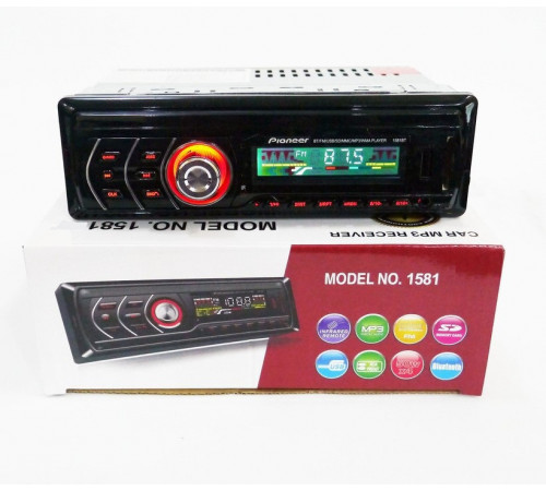 РАСПРОДАЖА Автомагнитола 1DIN MP3 1581 RGB (20 шт/ящ)