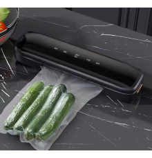 Вакуумний пакувальник, побутовий автоматичний апарат ЧОРНИЙ al-8002 Новий  LY-747 (25)