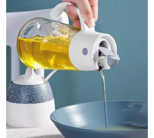 Стеклянный дозатор уксуса , оливковым маслом, 550 мл   (40)