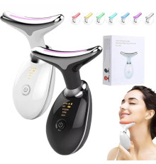 Масажер для обличчя та шиї ES-1081,Пристрій для підтяжки шкіри обличчя та шиї  XL-858 (40)