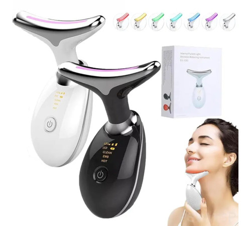 Массажер для лица и шеи ES-1081,Устройство для подтяжки кожи лица и шеи  XL-858 (40)