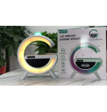 Світильник ВЕЛИКИЙ Смарт колонка з Bluetooth та бездротовою зарядкою MY MARK  BT-3402 (24)