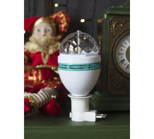 Диско Лампа Светодиодная лампочка RGB в форме волшебного шара E27  HA-142  (100)