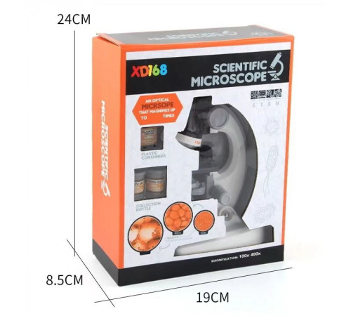 Микроскоп  Детский с  зумом, Лаборатория по биологии,    HA-156 (168) (1012(36)