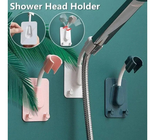 Держатель для душа однотонный Универсальный вращающийся на присоске Shower holder	 -129 (400)