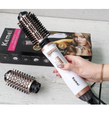 Фен - Щітка Браш Повітряна плойка, що обертається Kemei KM-8020 2 в 1 (10)(20)