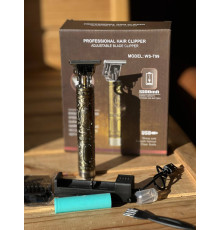 Тример Професійний тример для волосся T9 ТОЛСТА КОРОБКА окремо аккумулятор (60)