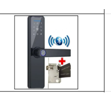 Дверной Замок  SMART TUYA  сенсором ,паролем   combination lock	 5323   (10)
