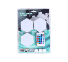 Модульная настенная лампа с пультом 3шт    ЦВЕТНОЙ NEW       LY-738      (80)