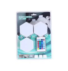 Модульна настінна лампа з пультом 3шт КОЛЬОРОВИЙ NEW  LY-738 (80)