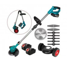 Электрическая газонокосилка, 2 акумулятора  48 в, 2000 мА · ч Lawn mower   LY-743+ колес(1394)10)