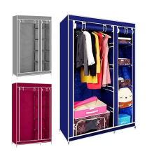 Тканинна шафа Storage Wardrobe 8869 шафа є синя та чорна  165-8869 (10)