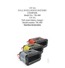Зарядний пристрій 12V6a Smart Car Battery TK400 (16)