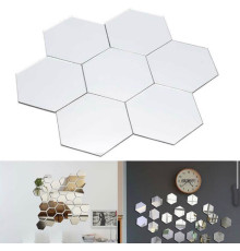 Дзеркальні Елементи Для декору, наклейка настінна 80*70*40 18768-2 (1000)