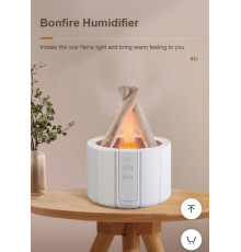 Зволожувач повітря з підсвічуванням імітацією полум'я, ефект багаття humidifier  LY-651 (30)