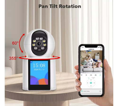 360 Камера        V1          WIFI     camera    video calling 1080p app icee няня    (50)