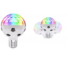 Футбольний М'яч Нова обертова Світлодіодна лампа для дискотеки, 6 Вт, E27  LY-729(100)