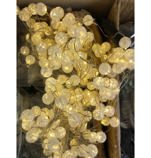 Гірлянда ШКІРИ 3*3m usb 242-кулька тепла  SF-37 (50)