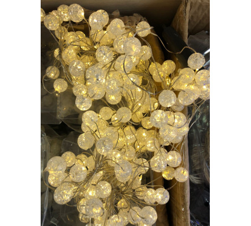 Гирлянда    ШАРИКИ    3*3m    usb   242-шарика     теплый      SF-37    (50)