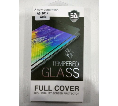 РАСПРОДАЖА Панель передняя 5D GLASS A5 2017 (gold) //
