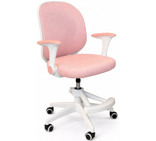 Кресло вращающееся детское с подставкой для ног PERFECT KIDS ASTRONAUT PINK Perfect Home Розовый (PFH-092115)