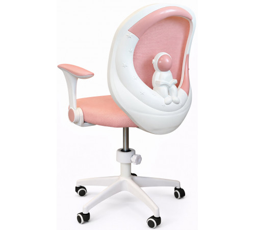 Кресло вращающееся детское с подставкой для ног PERFECT KIDS ASTRONAUT PINK Perfect Home Розовый (PFH-092115)
