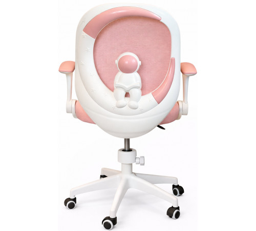 Кресло вращающееся детское с подставкой для ног PERFECT KIDS ASTRONAUT PINK Perfect Home Розовый (PFH-092115)